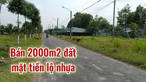 Bán Đất Mặt Tiền Lộ Nhựa, DT 2000m2, Giá 1,9 Tỷ/1000m2, Thới Lai TP Cần Thơ@nhadatcanthomientay