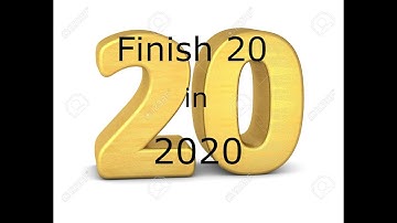 Finish 20 in 2020 Project Pan Intro
