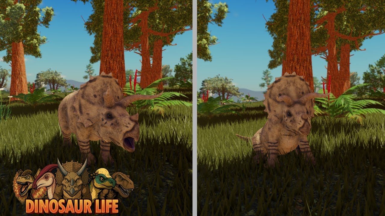 Hunting Players as Triceratops (trike) in Dinosaur Life🦖 │Roblox