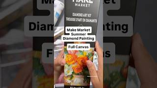 Summer Diamond Paintings from Make Market #diamondpainting #artsandcrafts #craftastherapy