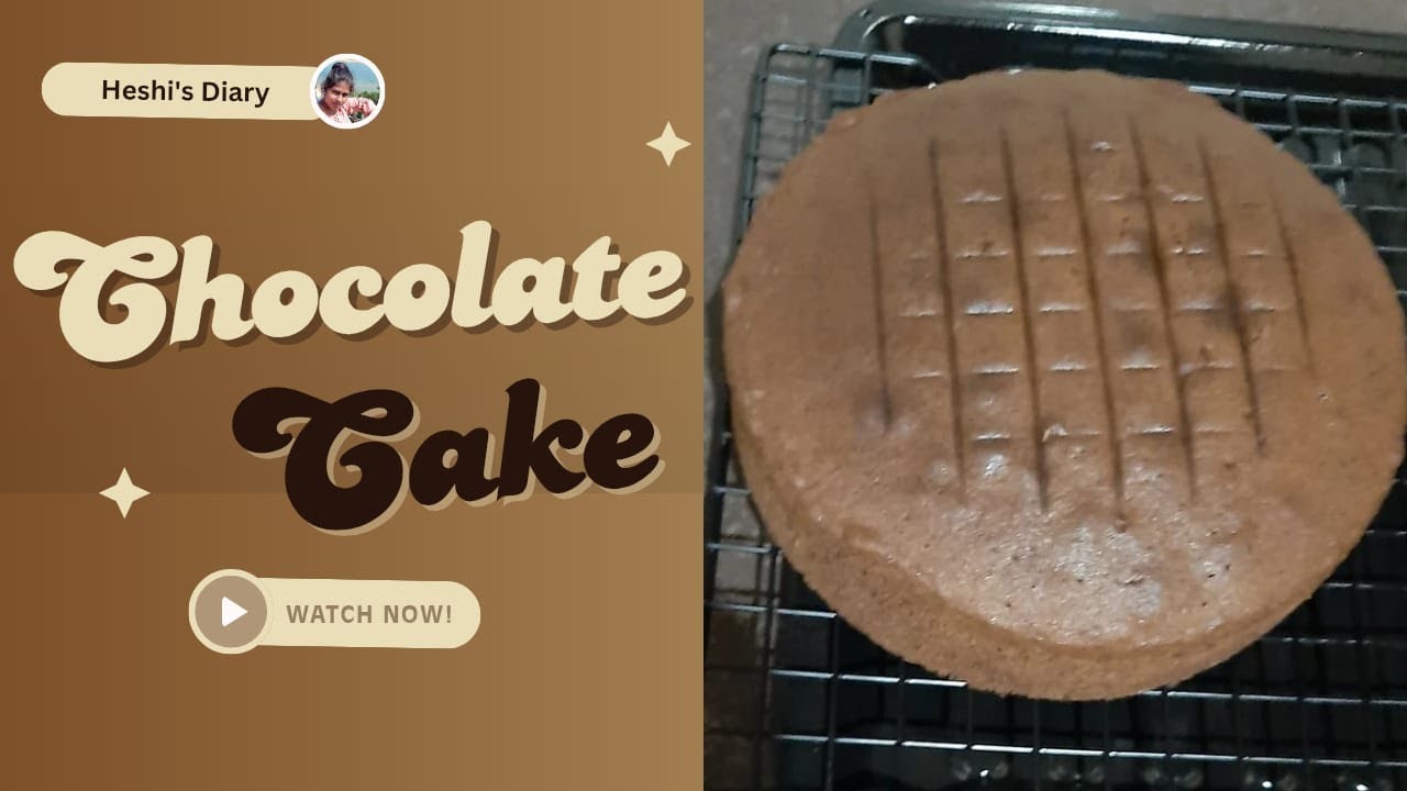 Chocolate cake|රස චොක්ලට් කේක් එකක් හදමු.