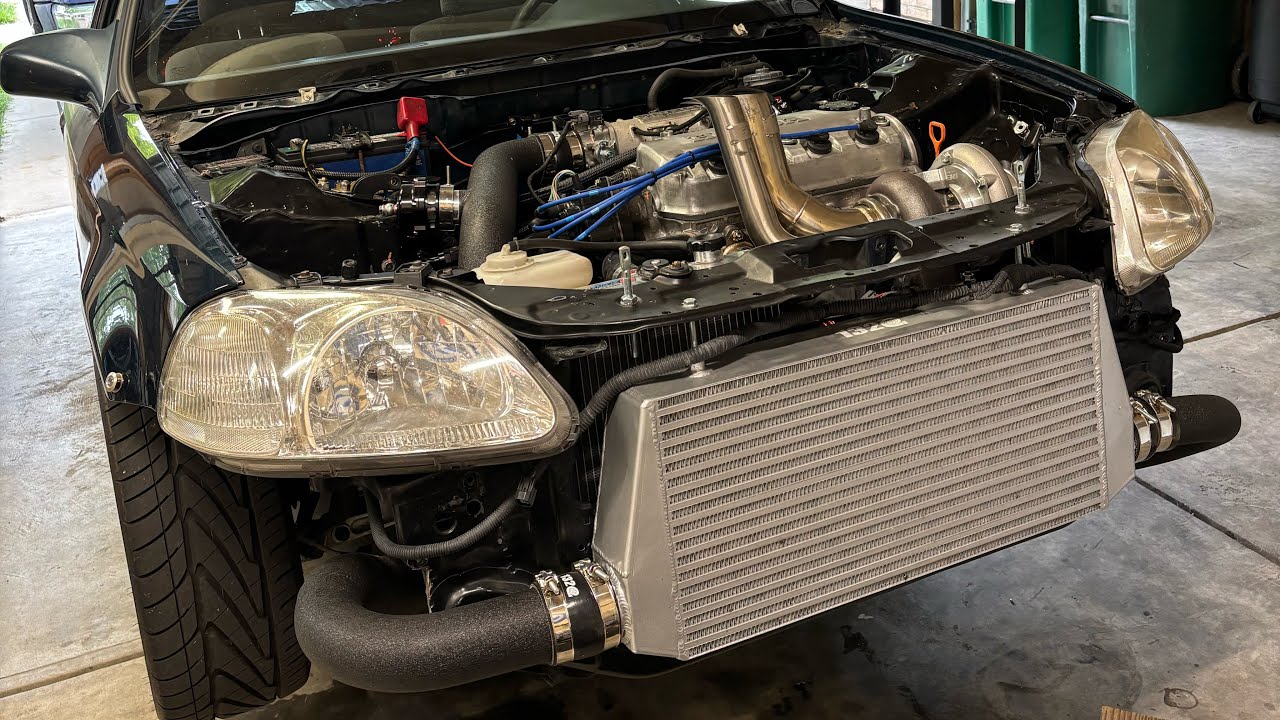 1998 Honda Civic Ex coupe Big Turbo compilation.￼