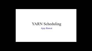 13-YARN Scheduler