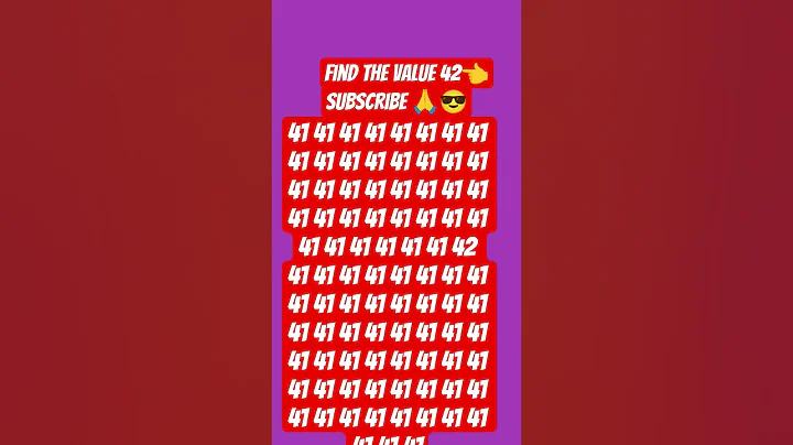 find the value 42 #facts #education #mathematics