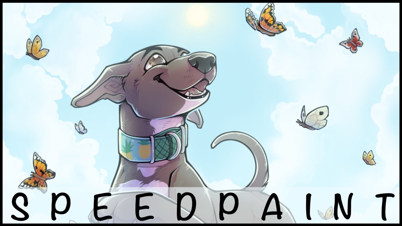 You Are My Sunshine Dog Commission Speedpaint YouTube
