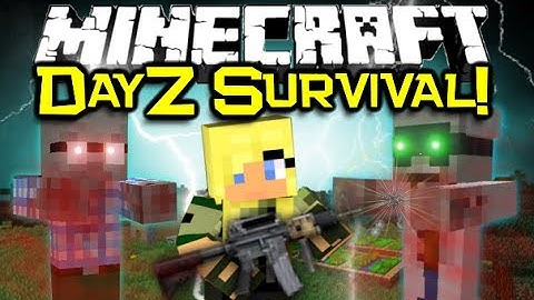 Minecraft DAYZ MOD Spotlight! - Fight The Zombie Hoards, & SURVIVE! (Minecraft Mod Showcase)