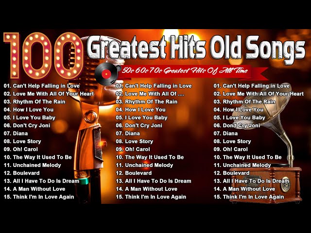 Greatest Oldies Songs Of The 50's 60's and 70's 💽 The Legend Old Music 🔊Elvis, Engelbert, Paul Anka class=