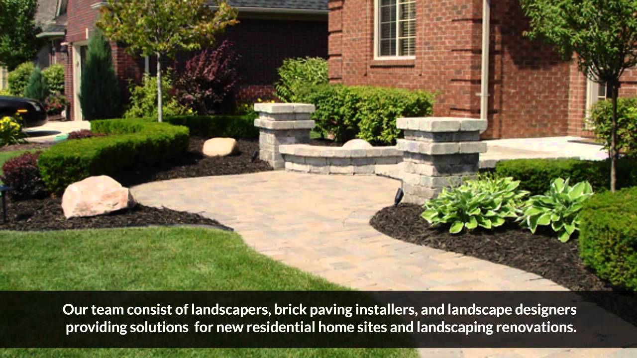 Brick Paving & Landscaping Company MI YouTube