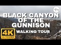 4k black canyon of the gunnison colorado usa  walking tour 