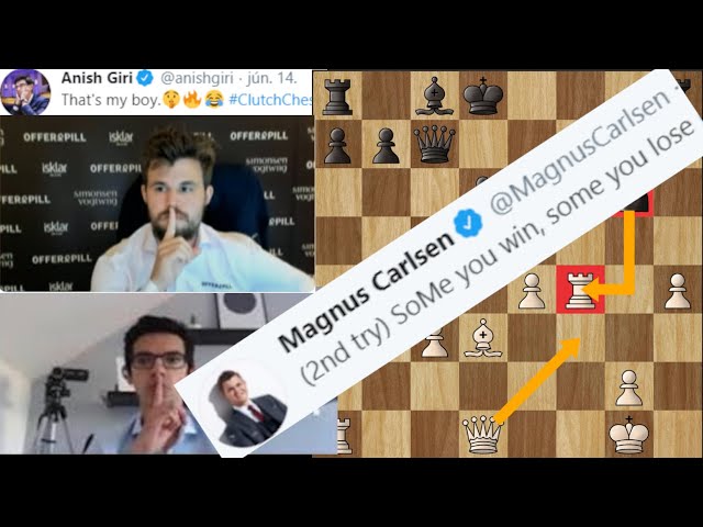 TWITTER WAR going to the CHESSBOARD #4‖ Anish Giri vs Magnus Carlsen  ‖Chessable Masteres Final 
