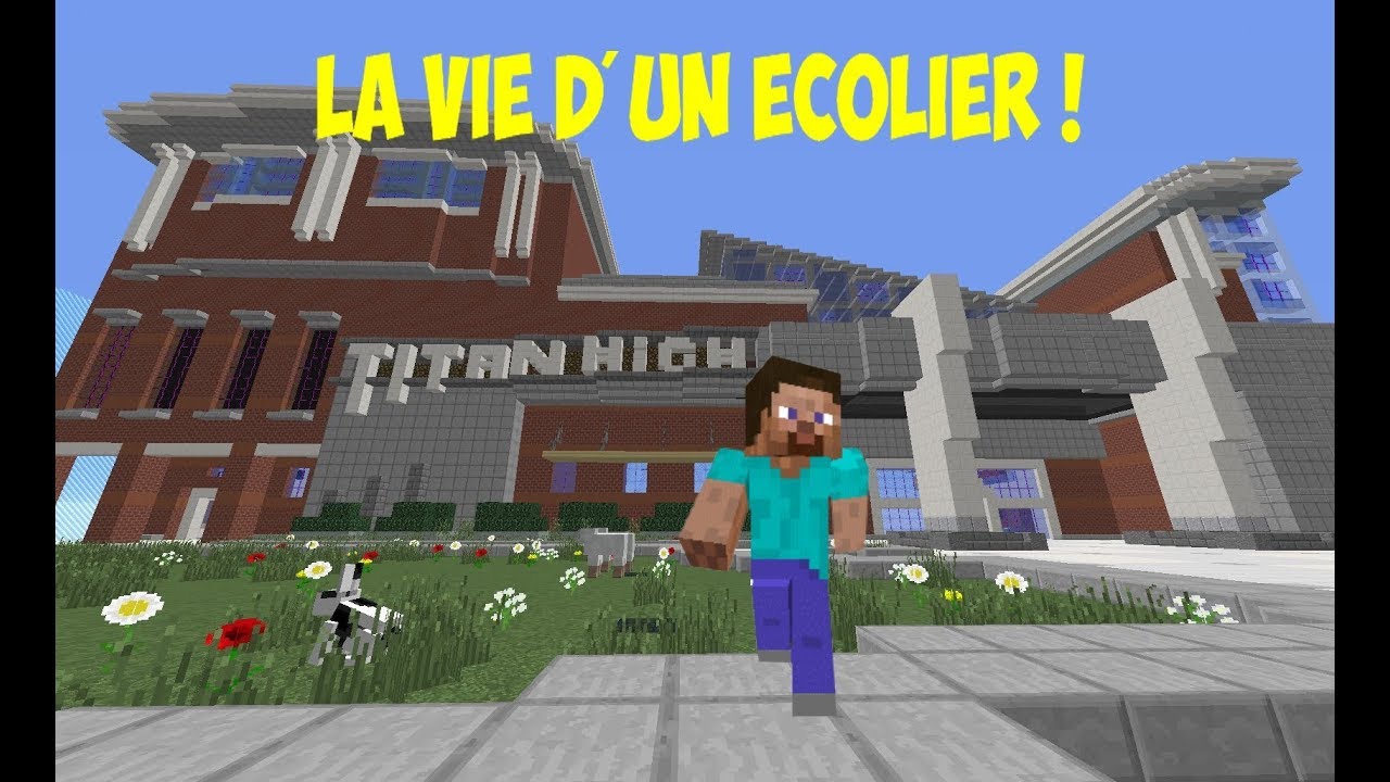 Court Metrage Minecraft La Vie D Un Ecolier Film Humour Ps4 Fr Youtube