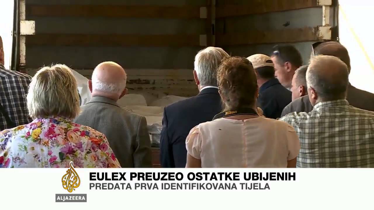 كوسانوفيتش بشأن تسليم جثث الألبان المقتولين إلى بعثة الاتحاد الأوروبي لسيادة القانون في أوروبا (EULEX).