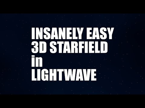 Insanely Easy 3D Starfield in LightWave 3D