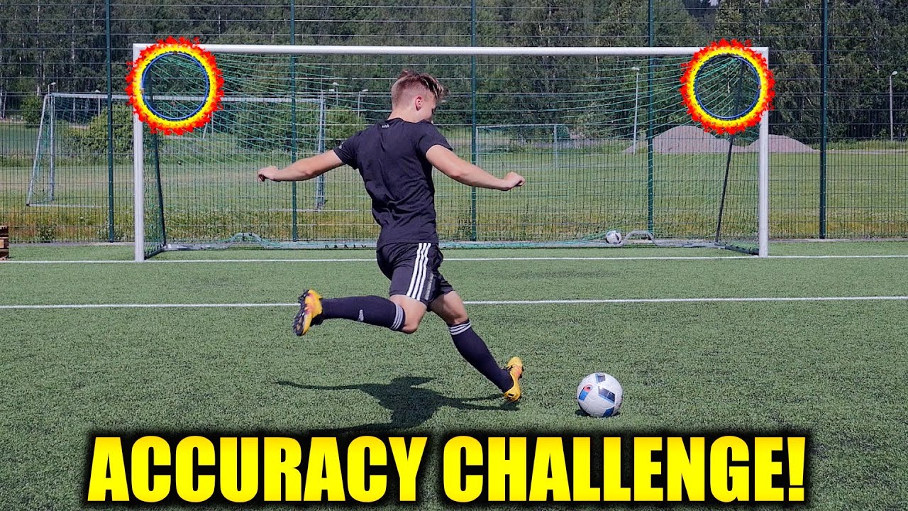 FOOTBALL ACCURACY CHALLENGE!! YouTube