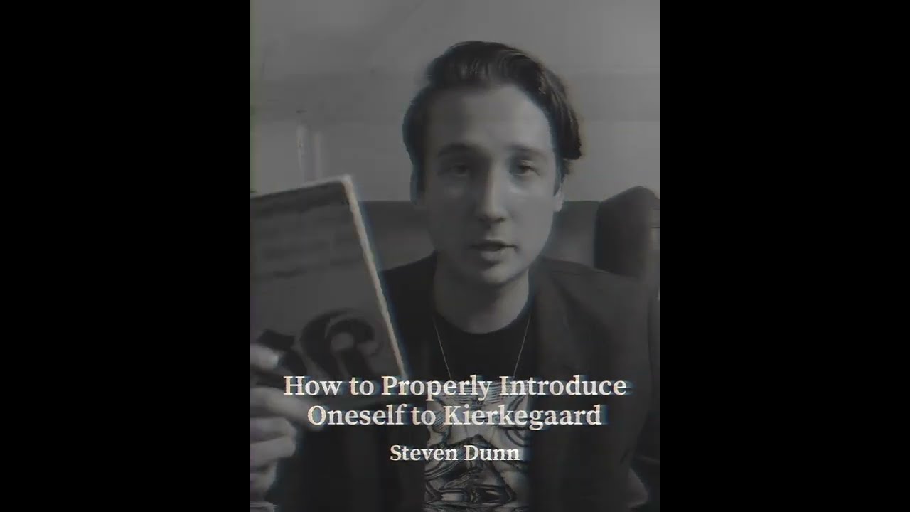 How to Properly Introduce Oneself to Soren Kierkegaard