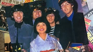  The Beatles with Japanese music journalist Rumi Hoshika at EMI Studios/ photos 1965