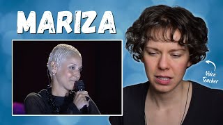 Voice Teacher Reacts to MARIZA - Gente Da Minha Terra