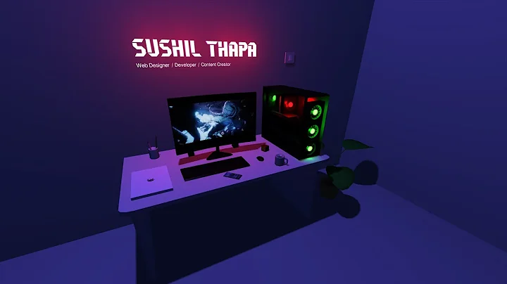 My 3D Portfolio Website made using Three.js