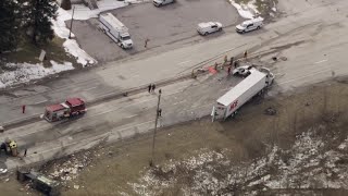 Crash involving multiple vehicles shuts down Route 22 in Indiana County