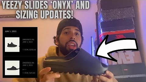 YEEZY DAY 2023 UNBOXING!! YEEZY SLIDE ‘ONYX’ & SIZING UPDATES!