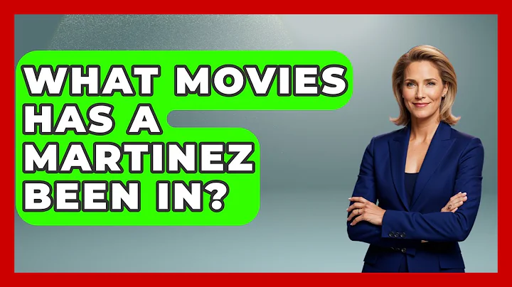 What Movies Has A Martinez Been In? - Soap Opera Insider