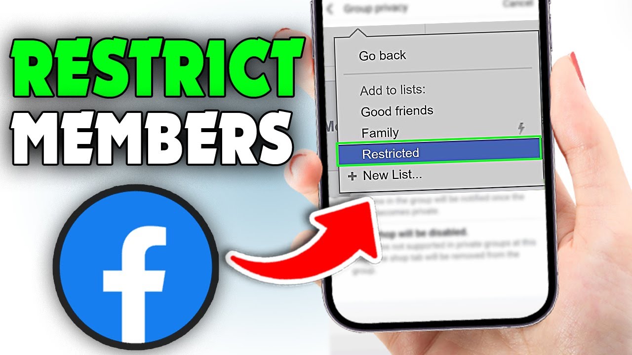 How to Restrict Members in a Facebook Group 2026 - YouTube