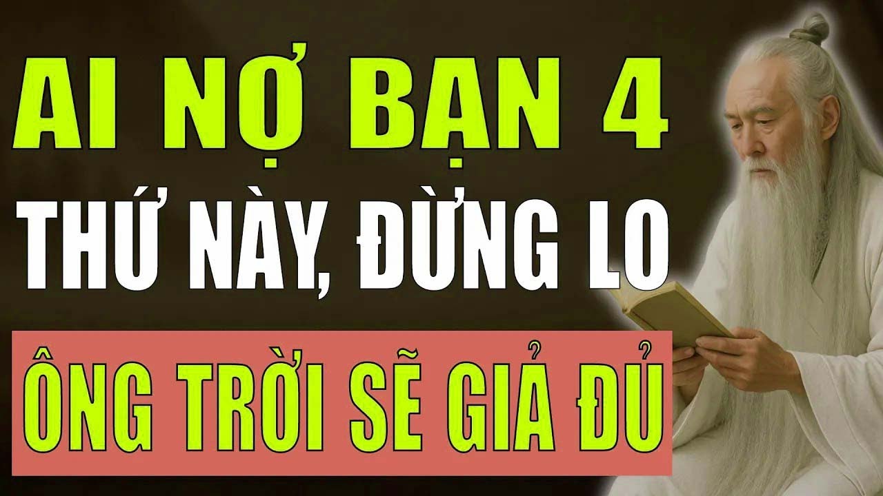 Cổ Nhân Tiết Lộ   Ai Nợ Bạn 4 Thứ Này Ông Trời Sẽ Trả Lại Đủ Cho Bạn