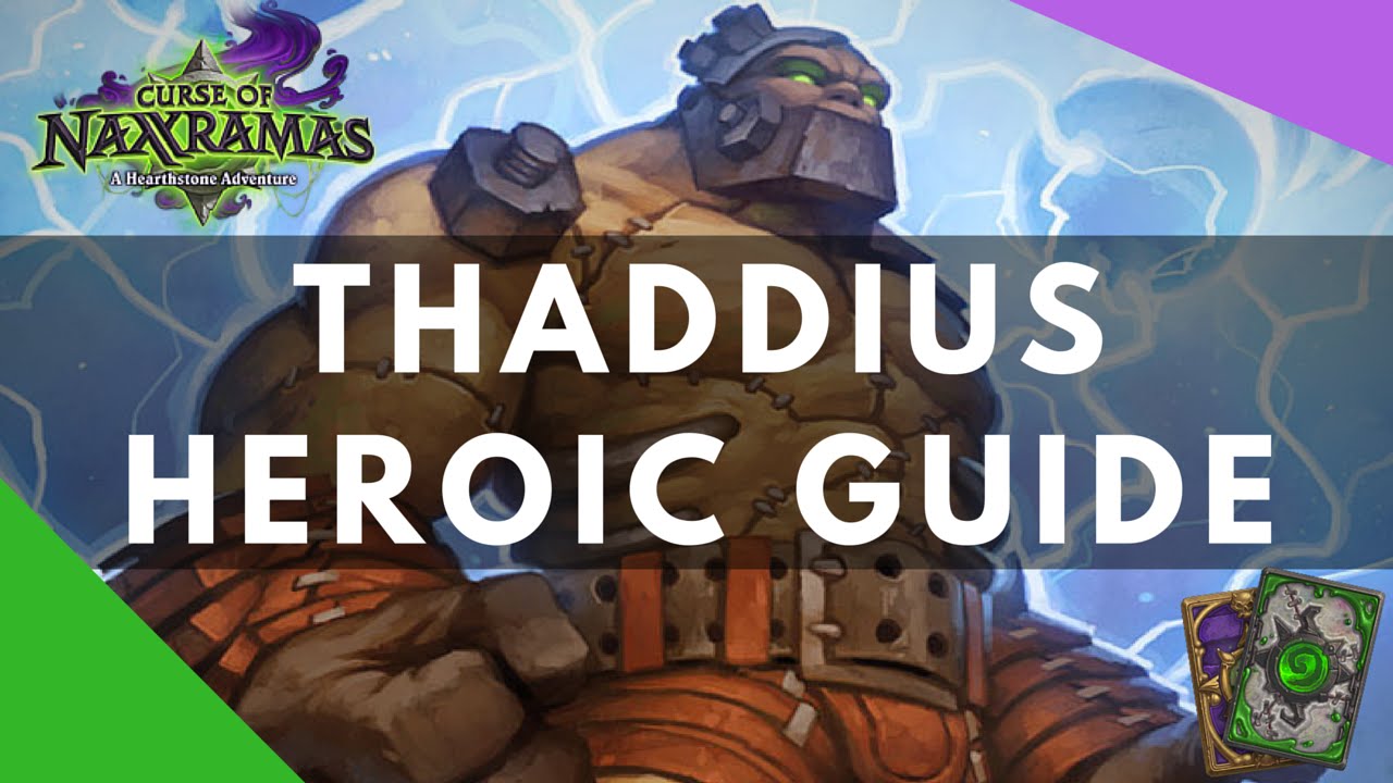 [How to kill] Thaddius in Naxxramas heroic mode by Trump - YouTube