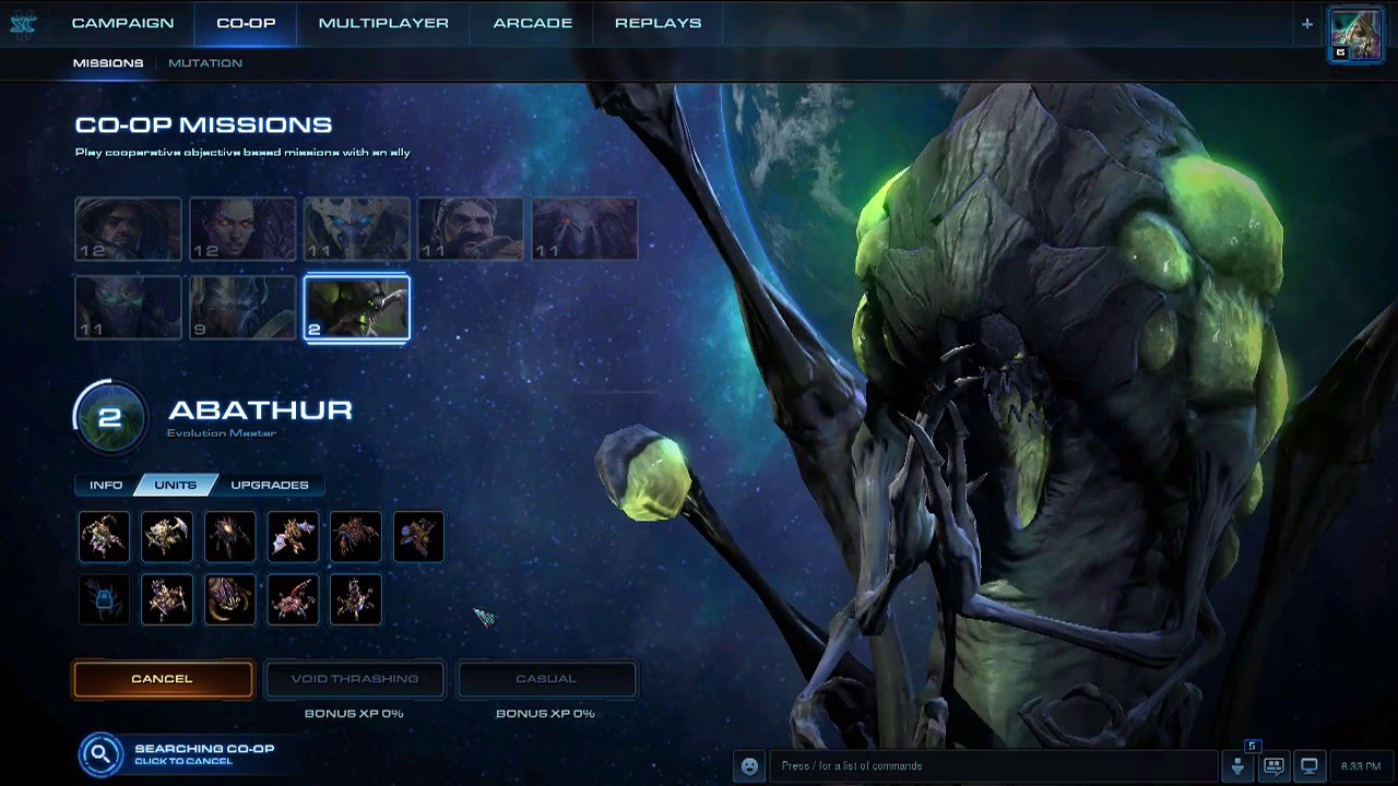 Starcraft 2: Co-Op Commander Mode: Part 9: Abathur - YouTube