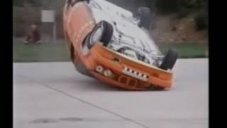 BMW E32 Crash Test 1988