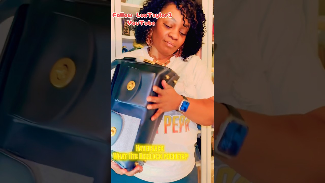 Что помещается в эти карманы с застежкой-поцелуем? @coach 