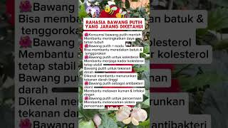 rahasia khasiat bawang putih#kesehatan #tips #faktaunik #hidupsehat #polahidupsehat #