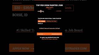 Top 5 Per Diem Painter Jobs This Week (Oct 23)