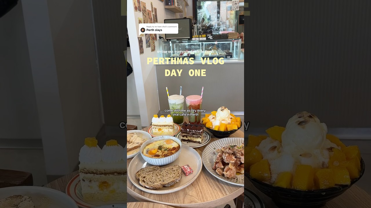 Trying every viral cafe in Perth