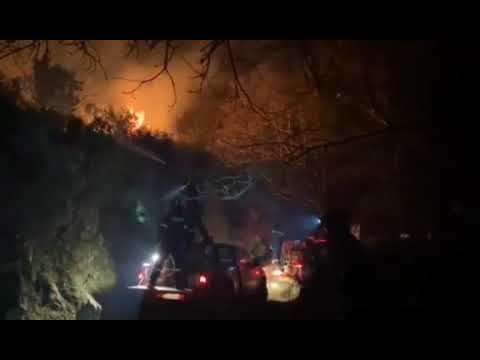 Μεγάλη φωτιά στον Δήμο Καντάνου Σελίνου