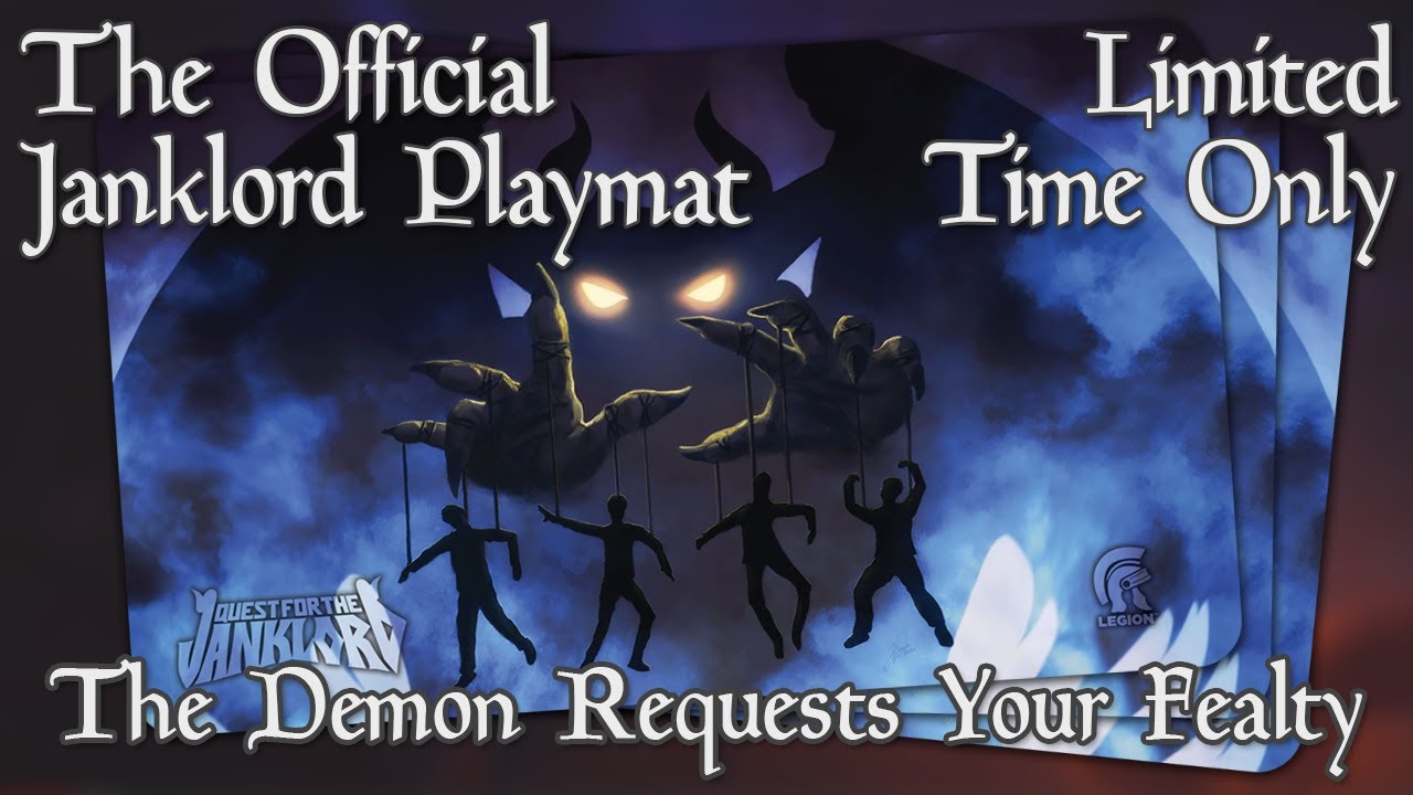 Limited Edition Janklord Playmat Only on Kickstarter! MTG EDH Jank