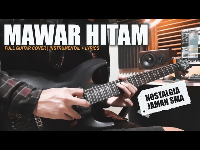 MAWAR HITAM - Tipe- X (Full Guitar Cover) Karaoke + Lirik #Nostalgia class=