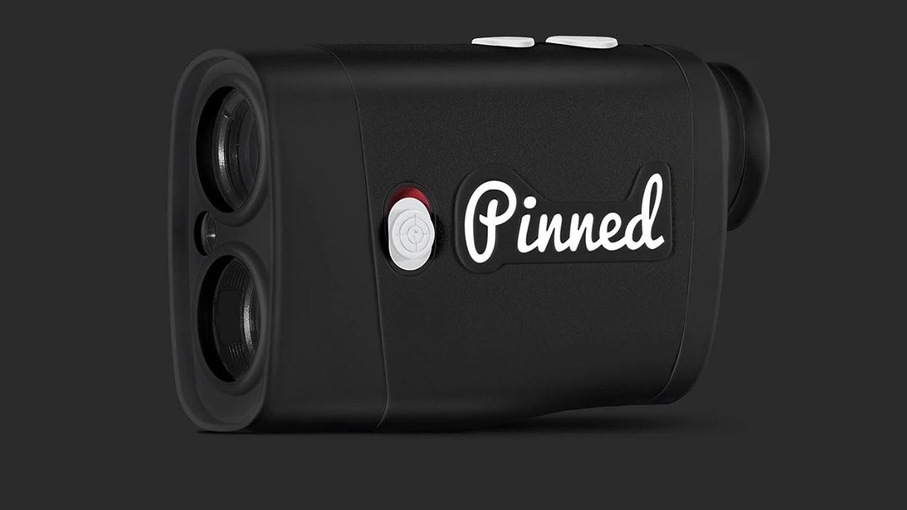 Pinned Prism Slope Golf Rangefinder | Golf Distance Measuring Device | USB Rechargeable Pinned