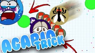 AGARIO *NEW* REVERSE TRICKSPLIT 1 CELL SPLIT POPSPLIT?!?! *WTF*