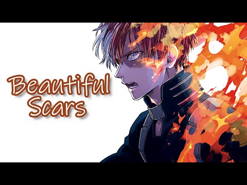 『Nightcore』 Beautiful Scars  -  Maximillian ♡ (Lyrics)