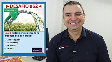 Qual é a matéria prima para produção de álcool no Brasil?