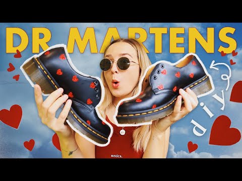 HOW TO MAKE: Louis Vuitton x Doc Marten custom shoes ​🎨 