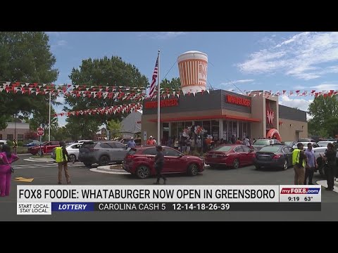 Crowds pack Whataburger in Greensboro on opening weekend