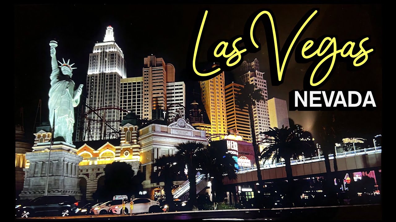 Las Vegas Strip Driving tour at night, 2023 🇺🇸 Las Vegas, Nevada