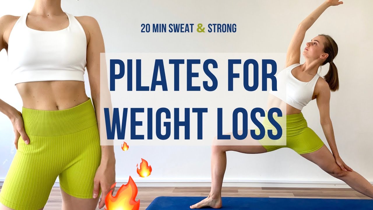 20 min PILATES FOR WEIGHT LOSS | Full Body Workout At Home | No Jumping ...