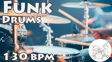 Ritmo Para Tocar Funk 130 bpm :: Play along drums Funk 130 bpm