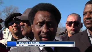 Famous Detroit honors boxing legend Tommy Hearns with street dedication Profile