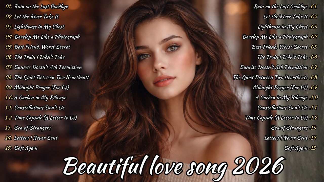 Love Songs 2026 🌙 Romantic Night Playlist – Soft & Emotional Love Music (Chill • Relax • Sleep)