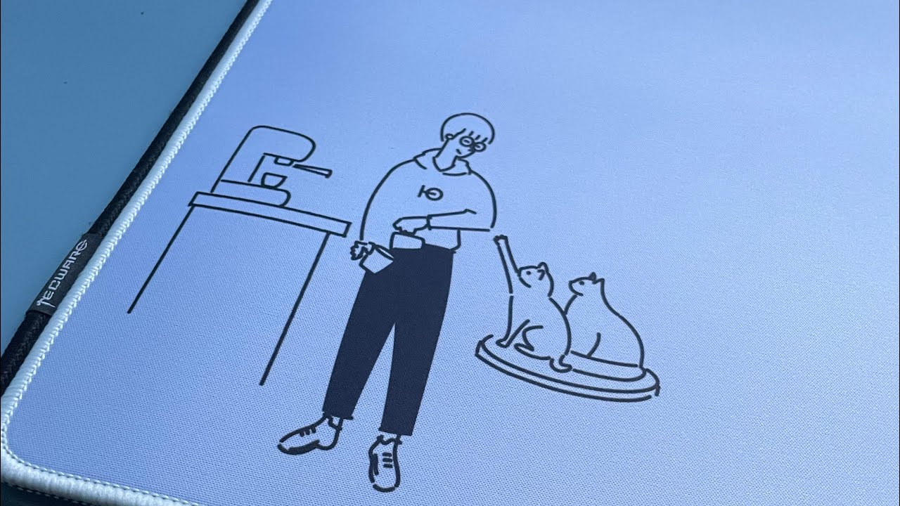 [Taeha Types Deskmat unboxing]