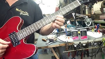 335 compensated nut / Duncan pickups / Sperzel Tuners